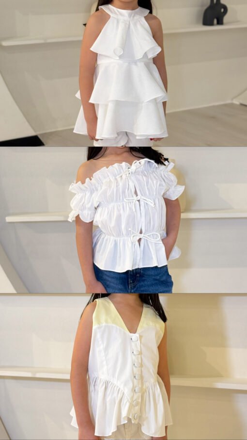 Basic 3 pcs blouse set
